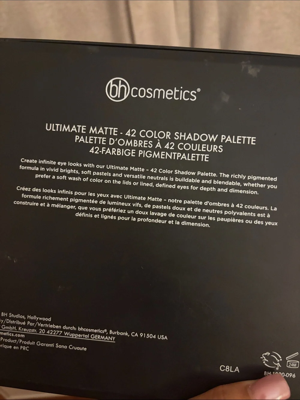 BH Cosmetics 42-Color Matte Eyeshadow Palette